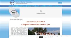 Desktop Screenshot of kayakchioggia.it